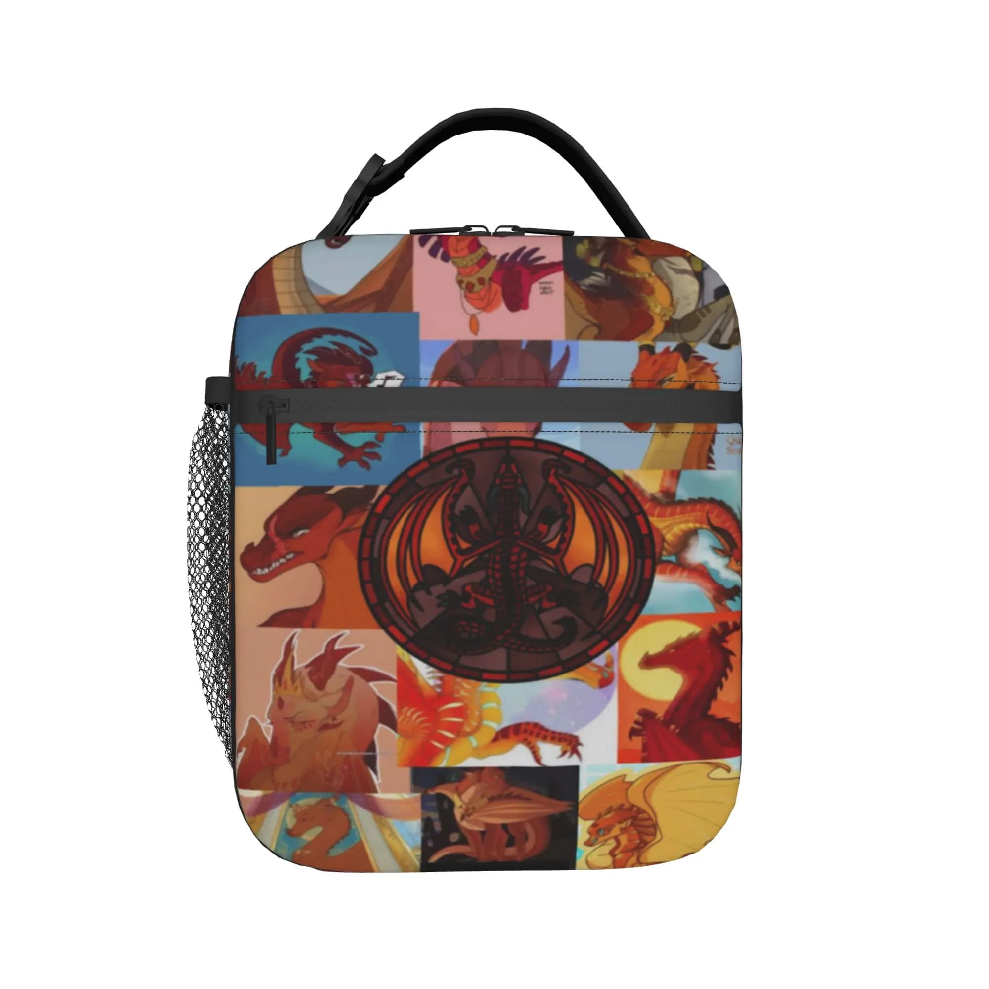 Wing Of Fire dragon Merch Insulated Lunch Bag For Work Food Container Reusable Thermal Cooler Lunch Box