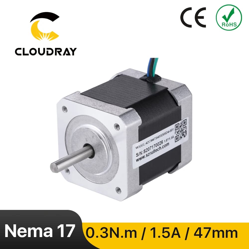 Step-through motor Nema17 42mm 2 steps 30Ncm 1.5A Step-by-step motor 4 conductor cable for 3D CNC printer XYZ