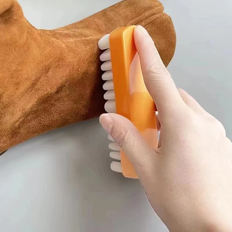 Spazzola per scarpe in pelle scamosciata Scrubber per la pulizia in gomma bianca strumento per la pulizia della gomma antimacchia per spazzole per la pulizia dell'abbigliamento in pelle scamosciata nabuk
