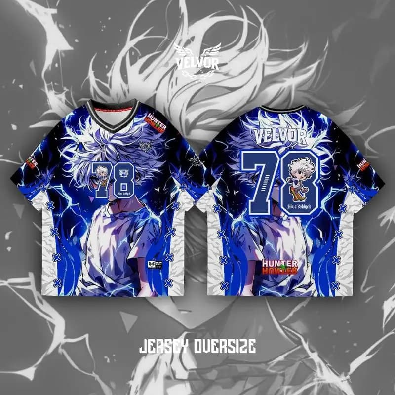 Bandai 2026 Anime Printed Large Jersey Suitable for Daily and Training Wear, Outdoor Casual Sportswear, Quick Drying
