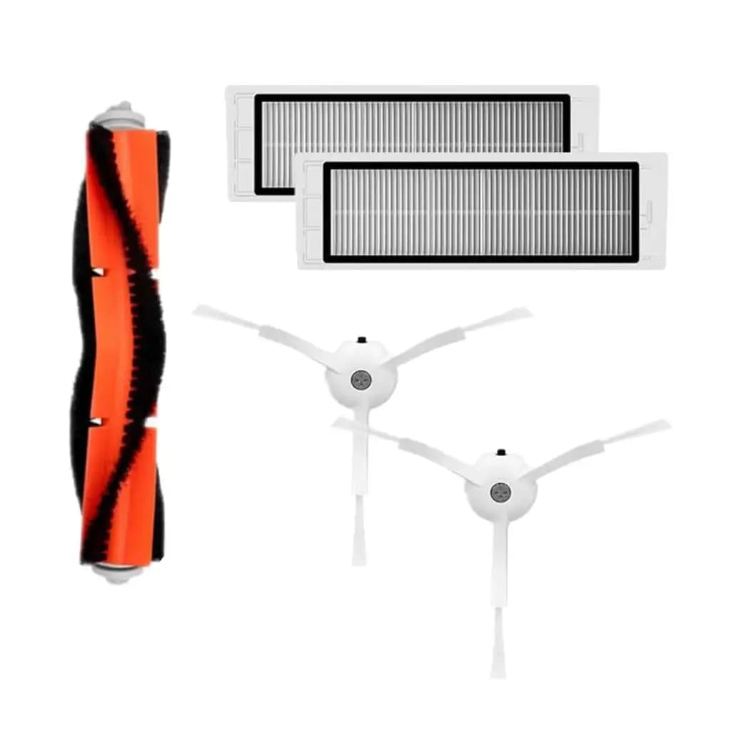 Set di 3 Spazzole Laterali e Filtro HEPA Durevole per Robot Aspirapolvere, Kit di Accessori per Pulizia Pavimenti