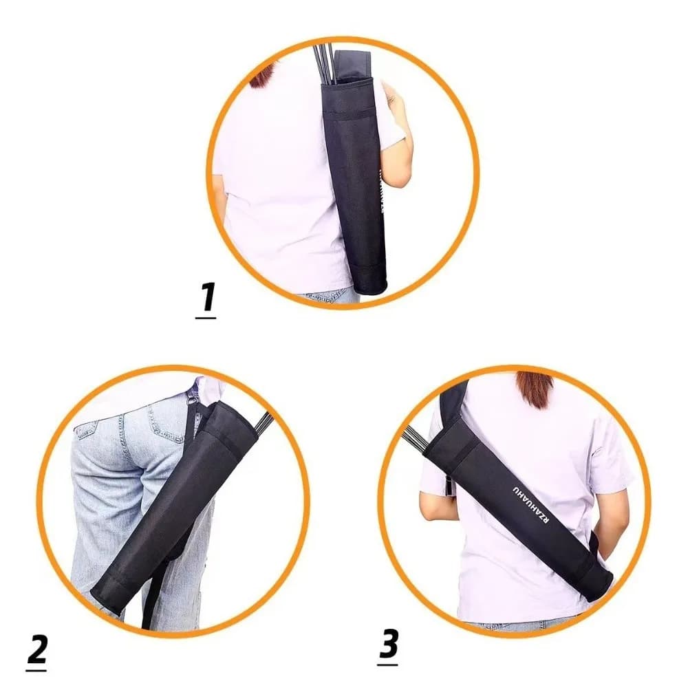 Professional Equipment Adjustable Arrow Quiver Lightweight Durable Archery Arrow Holder Back Hip Quivers Target Practice