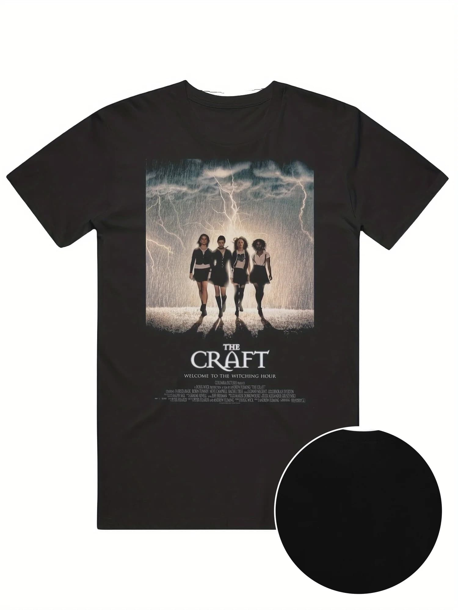 THE CRAFT Beauty T-shirt in cotone nero da uomo 180G