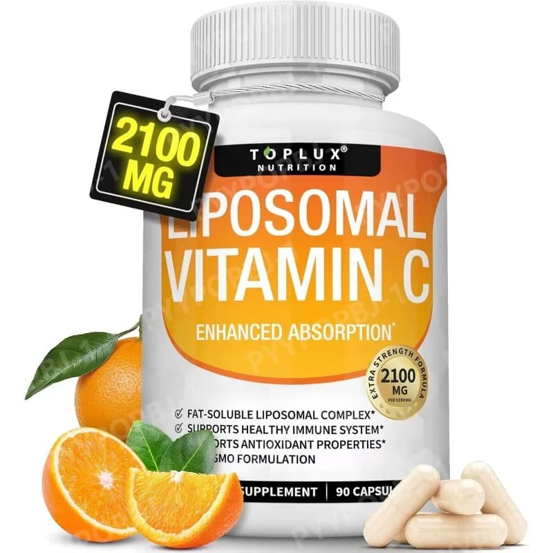 Vitamin C 2100mg at High Absorption, VIT C Liposoluble, Immunite Support, Collagen Potentiator, Immunite Defense, Potent Antioxidant
