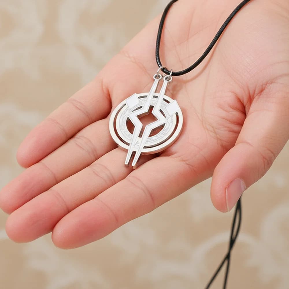 Collana con ciondolo punk Ahsoka Tano alla moda vintage per regalo da collezione Fandom da uomo Geeks
