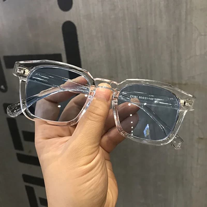 Fashion brand high-quality new polygon meter nail square sunglasses Fashion men hip hop glasses retro sunglasses women Men