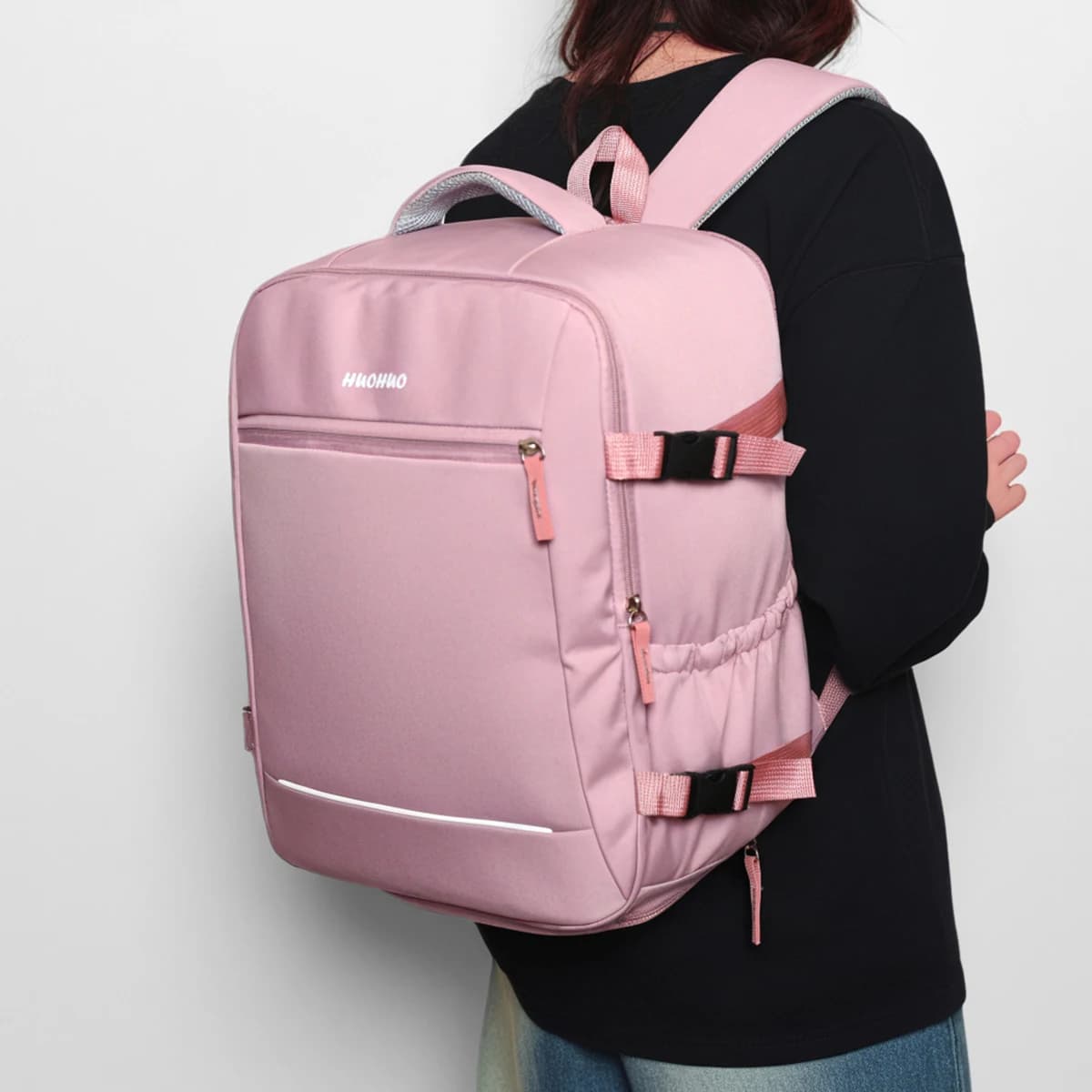 Travel Backpack That Can Be Taken on the Plane, Women's and Men's High-End Backpacks, Lightweight, Stylish Luggage Bags for Women, Suitable for College Students to Carry on Board