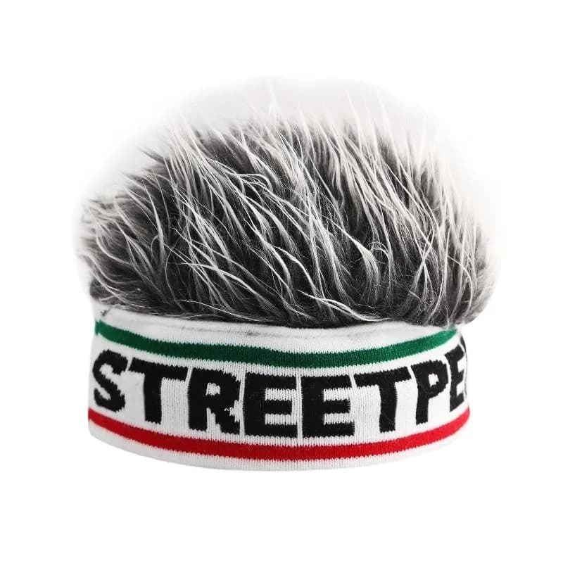Cappello parrucca genitore-figlio cappello da padrone di casa per uomo Ins cappello lavorato a maglia Street Trend da donna cappello Hip-hop