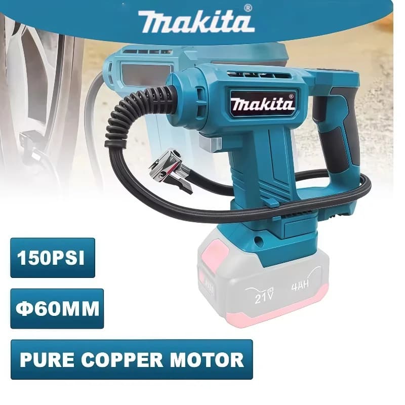 Wireless Portable Air Compressor with Digital Display, Auto Pneumatic Inflator