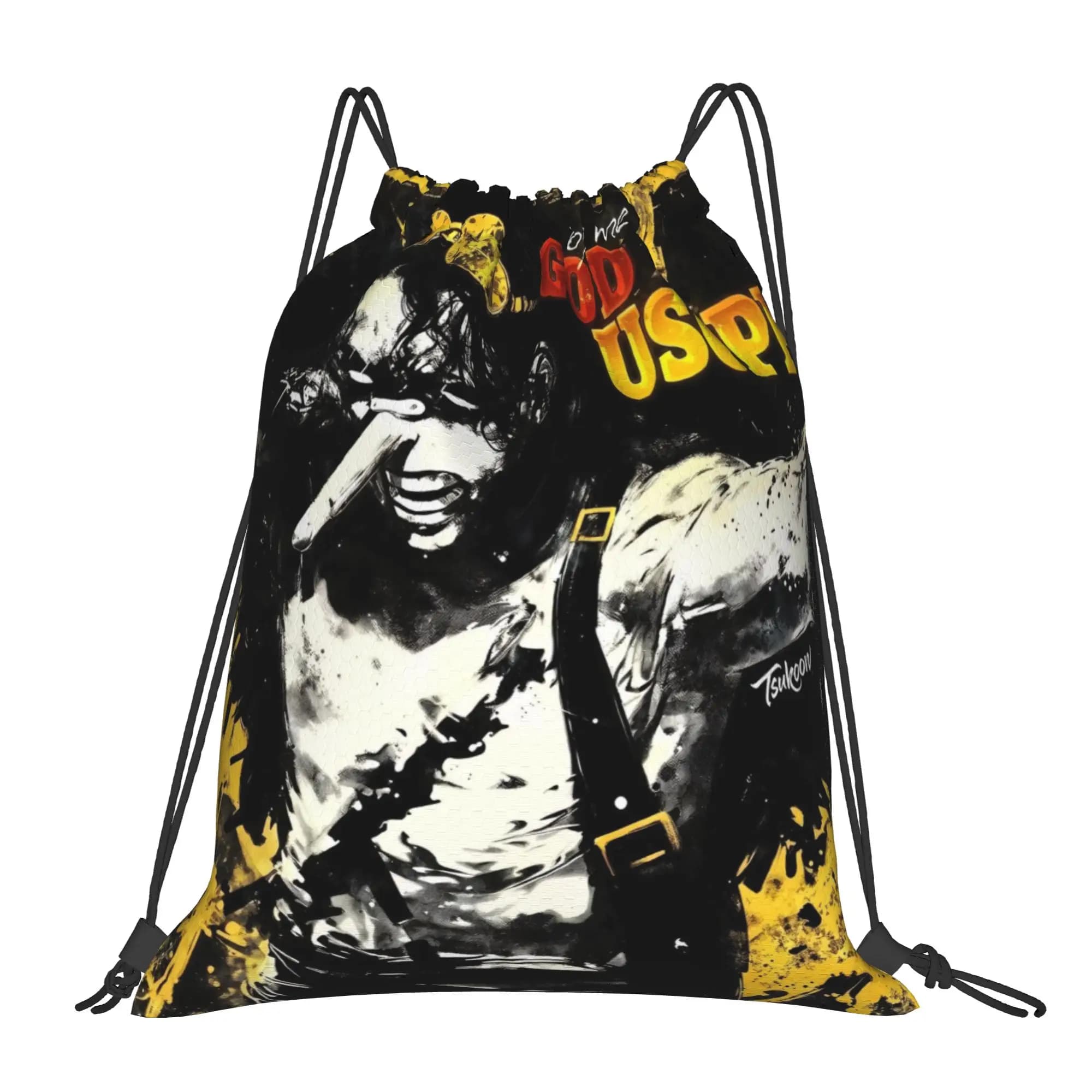 Borse con coulisse Usopp One Piece, zaino per lo shopping, borsa porta scarpe per la scuola