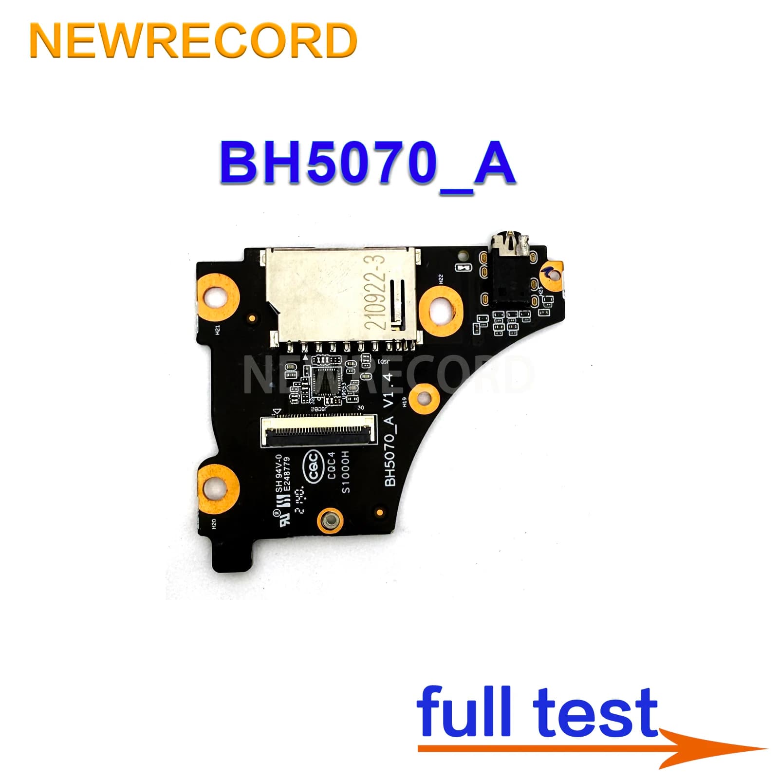 BH5070_A For Lenovo Legion S7-15ACH6 82K8 SD Card Reader Audio I/O Board W/ Cable 5C50S25217 I/O Boards- Video Audio USB IR DC T