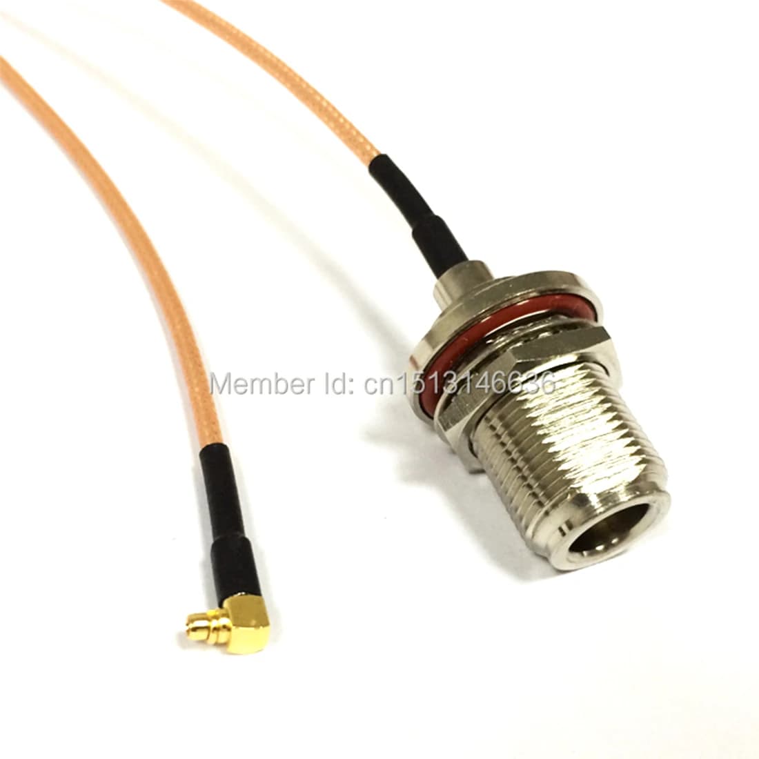 Nuovo cavo antenna WIFI N connettore jack femmina a spina maschio MMCX cavo RG316 ad angolo retto 15 cm 6 "per scheda wireless