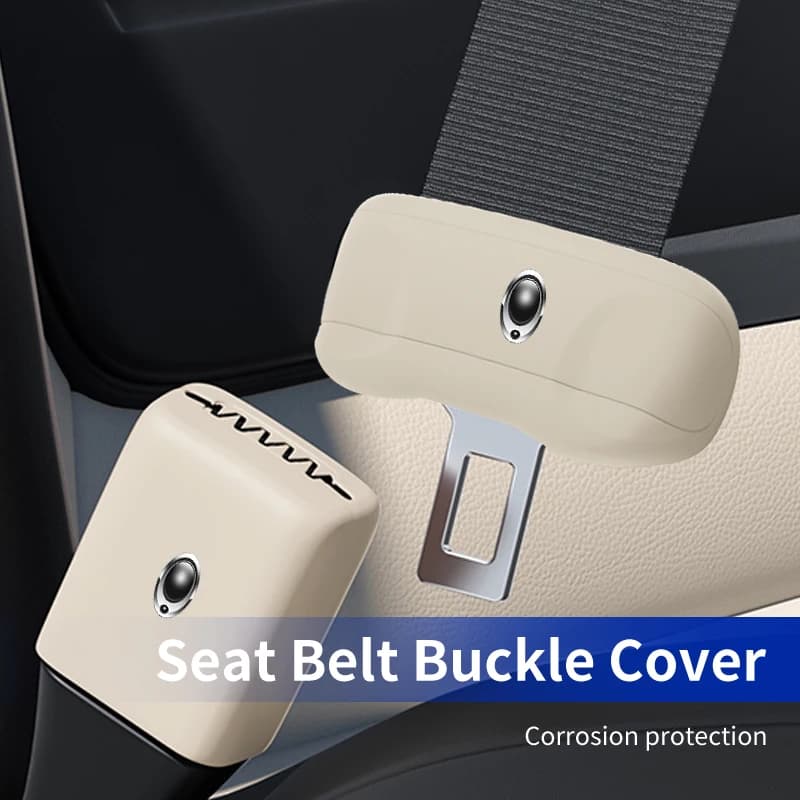 Car Seatbelt Buckle Cover Silicone Anti-scratch Protector Safety Belt Buckle Guard Seat Belt Protective Cove Supplies For ORA