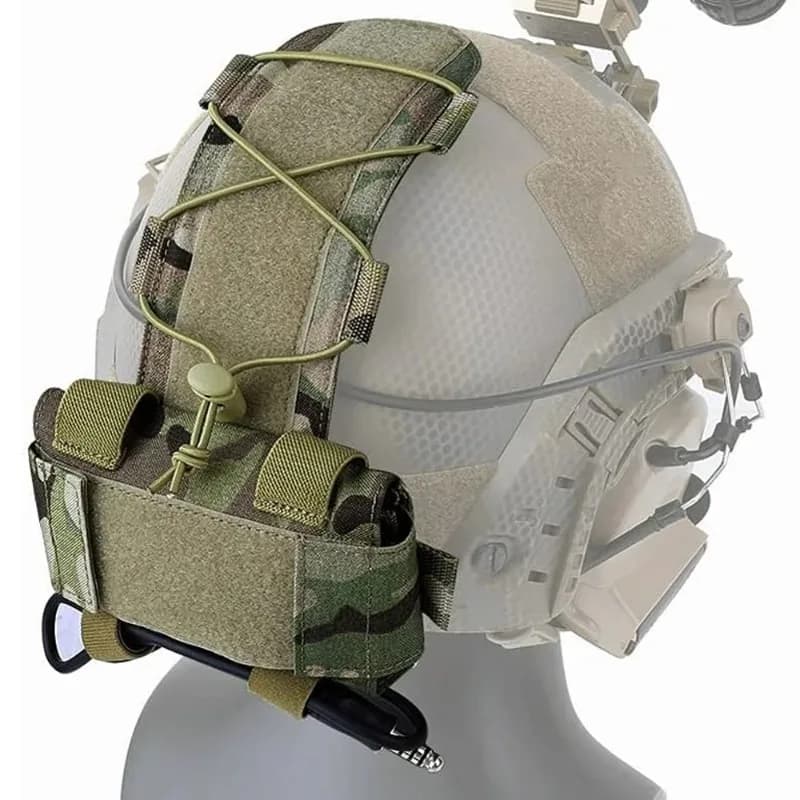 Custodia per batteria Casco tattico MK1 Custodia per contrappeso Casco NVG Batteria per bilanciamento Borsa per pesi Accessori per caschi