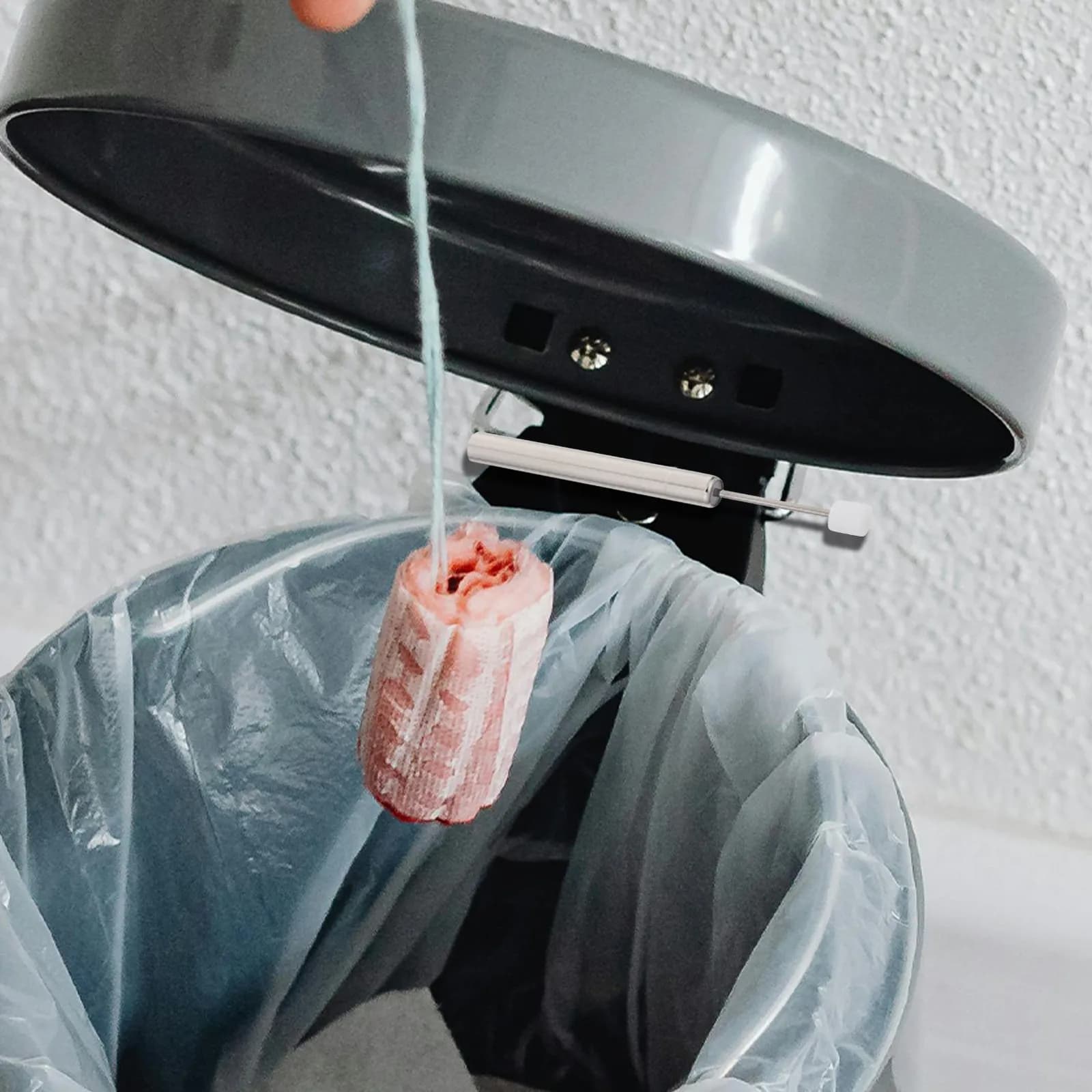 10 Pezzi Ammortizzatori per Coperchio Bidone, Pistone Idraulico di Ricambio a Chiusura Ammortizzata, Silenzioso, in Acciaio Inossidabile, Meccanismo Coperchio Senza Rumore