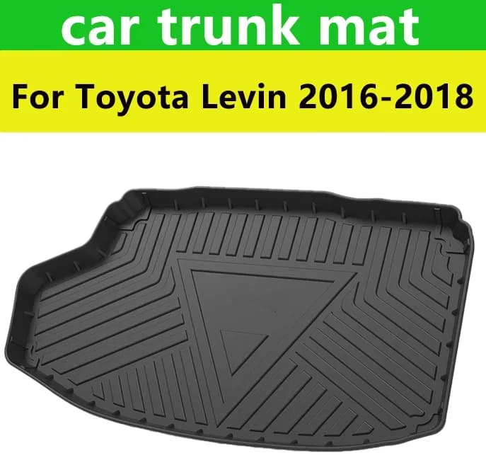 Tappetini per bagagliaio per auto per Toyota Levin 2016-2018 Cuscino di protezione antigraffio impermeabile Cuscinetto di stoccaggio in TPE