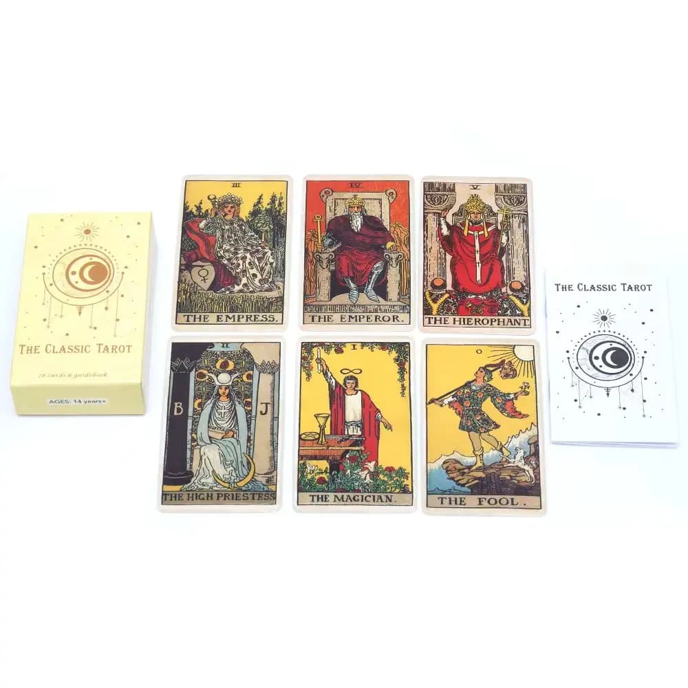 Il Classico Tarocchi Carte Tarocchi Mazzo 78 Pezzi Per Principianti Facile Destino Fortune Telling Party Gioco Da Tavolo Da Tavolo Oracle Carte Giocattolo