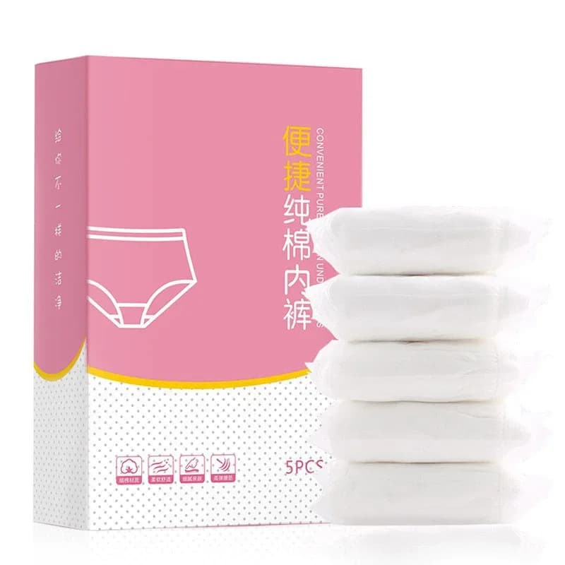 Cotton Disposable Underwear For Women Antibacterial Postpartum Women Independent Packaging Daily Disposable Underwear