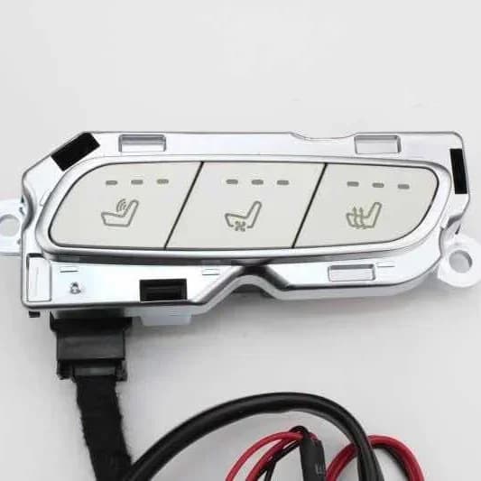 Sistema di ventilazione e riscaldamento elettrico 12V per sedili auto con 4 cuscini massaggianti e supporto lombare, adatto per Mercedes, molto venduto.