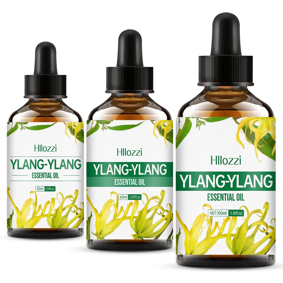 Ylang Ylang essential oil for massage, shower, skin care, diffusion, relaxation, aromatherapy, humidifier, candle production