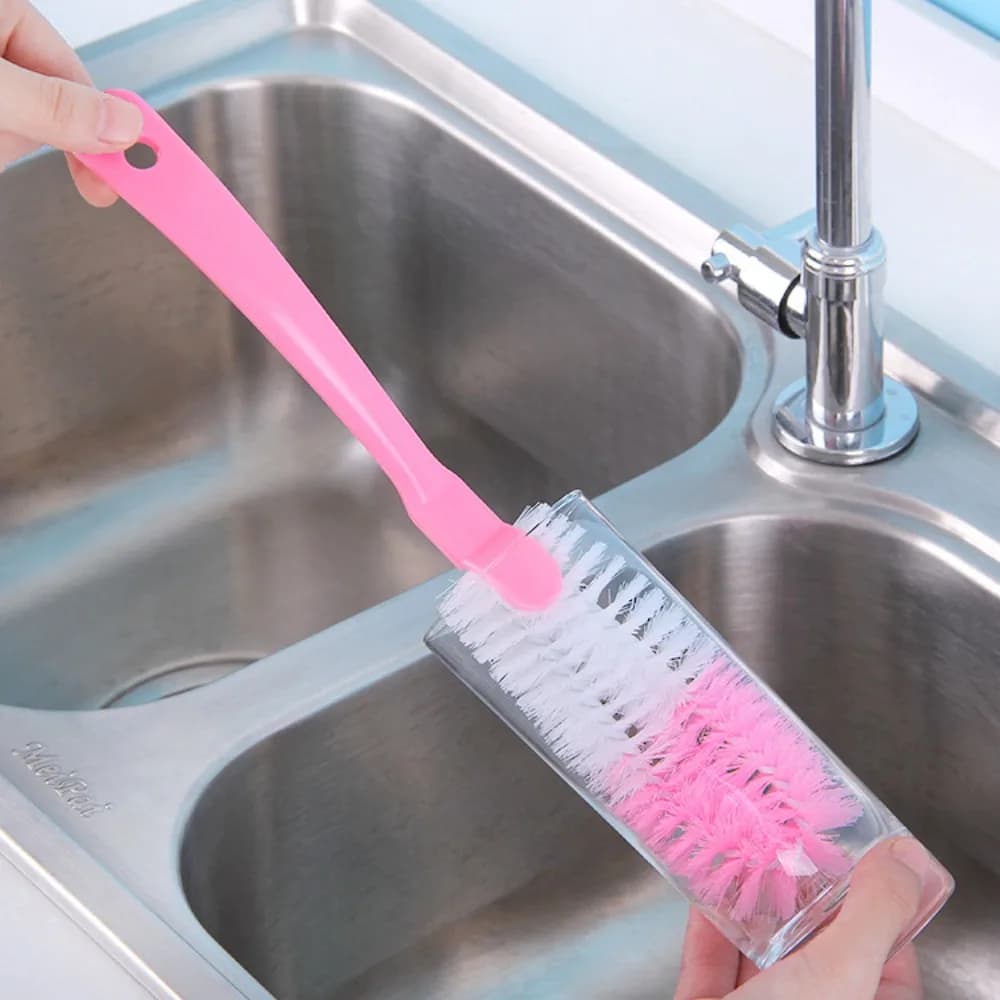 Creative Plastic Cleaning Brush Soft Stain Removal Water Bottle Cleaning Brush Multi-function Pot Cup Cup Brush