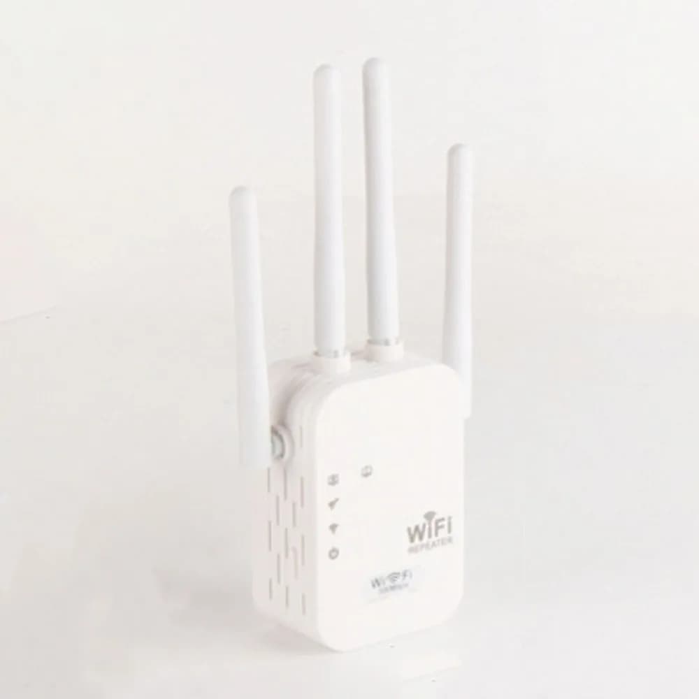 Amplificatore WiFi Bianco 300Mbps 2.4 GHz, Ripetitore di Segnale Wi-Fi EU 802.11n per Laptop