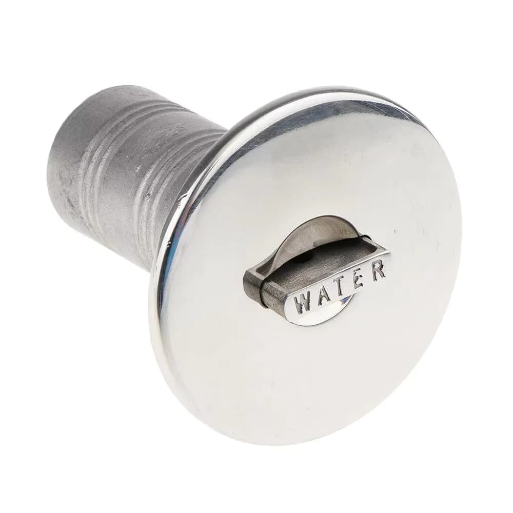 ISURE MARINE Stainless Steel Deck Filler Water Boat Lift Right 1-1/2" 38mm W/O Key