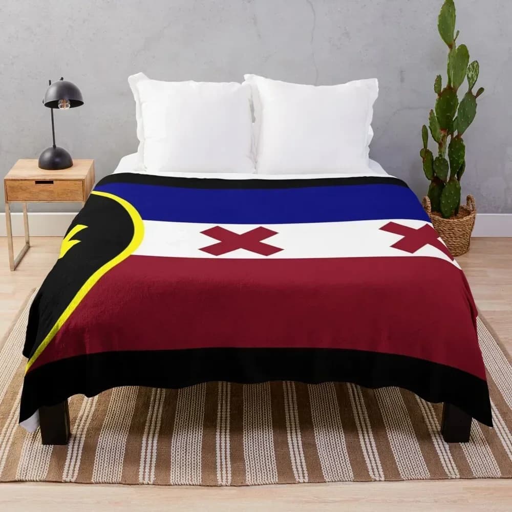flag of the lmanberg Shooting blanket Heavy fur to sleep Decorative blankets for children's sofas