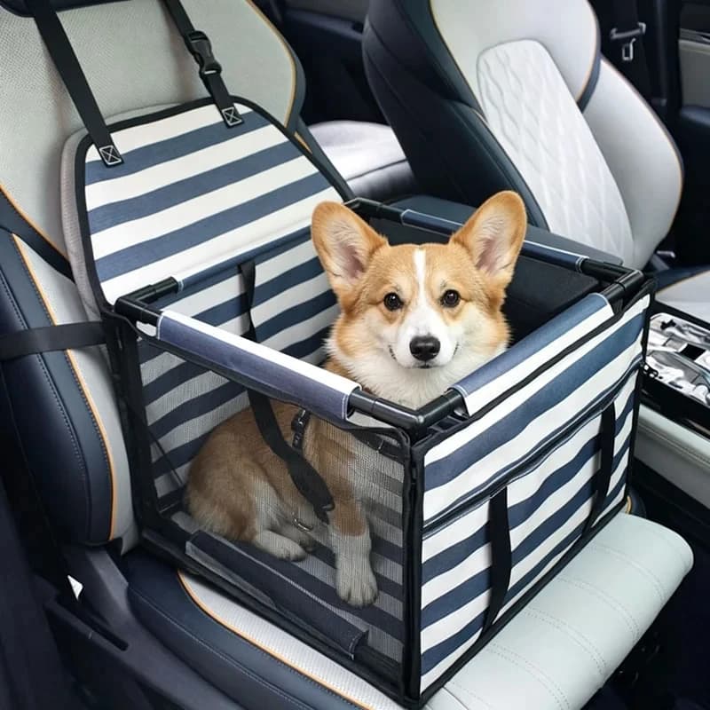 Waterproof Dog Car Seat Cover Breathable Pet Carrier Bag Travel Hammock for Small Medium Dogs Cats