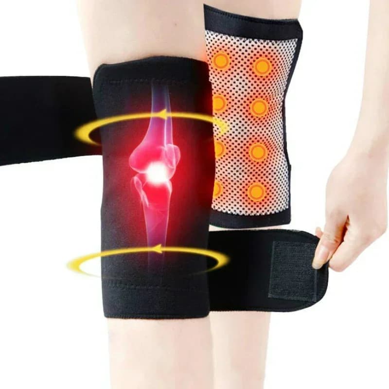 1 paio di ginocchiere autoriscaldanti con tormalina, terapia magnetica, ginocchiere per artrite, supporto caldo, protezioni per ginocchia Orotector