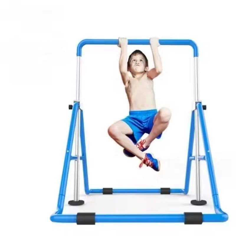 Barra Ginnastica per Bambini Pieghevole e Regolabile, Colorata, per Esercizi e Trazioni