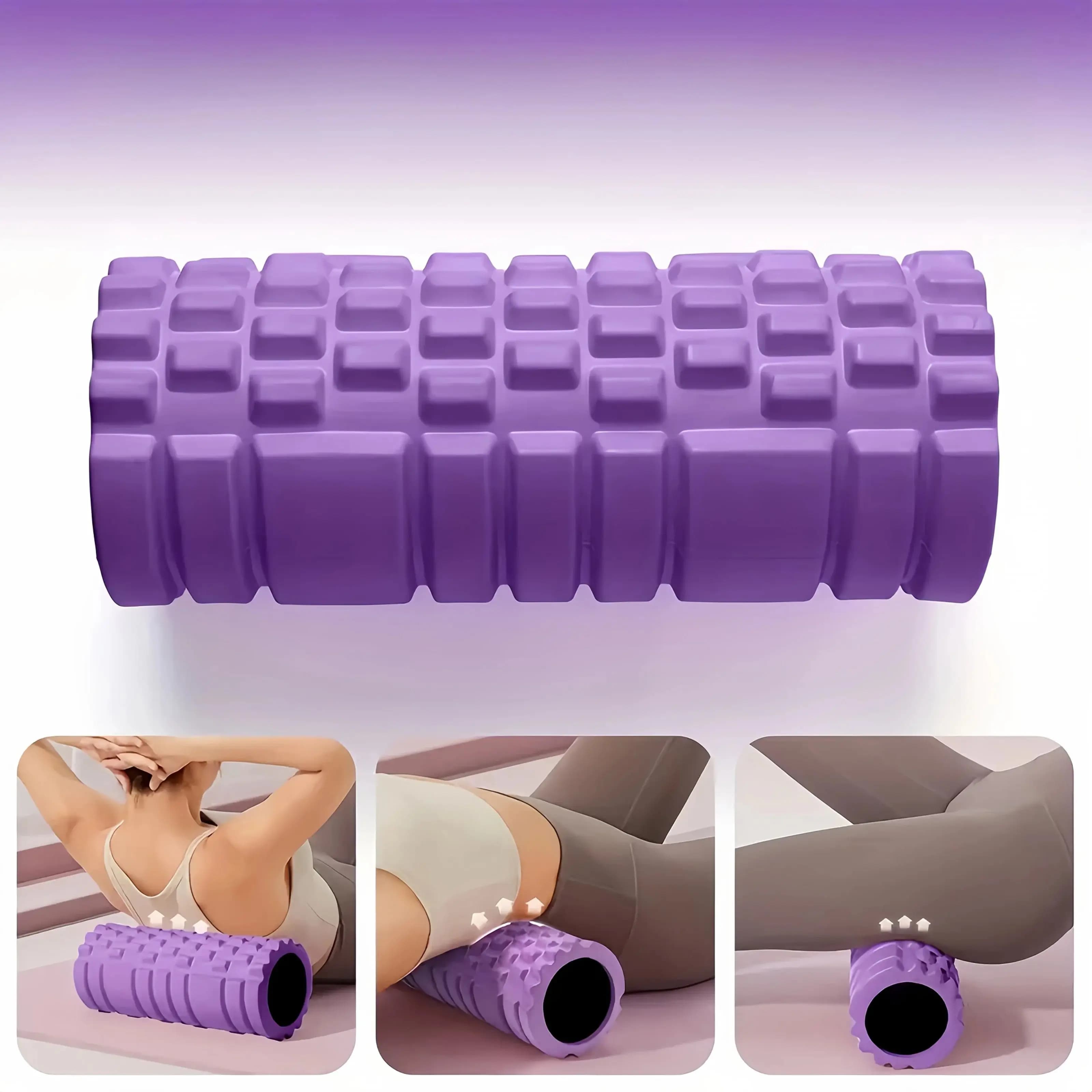 EVA Foam Roller for Yoga and Fitness, Massage Column Background Textiles, Suitable for Foam Muscles and Legs