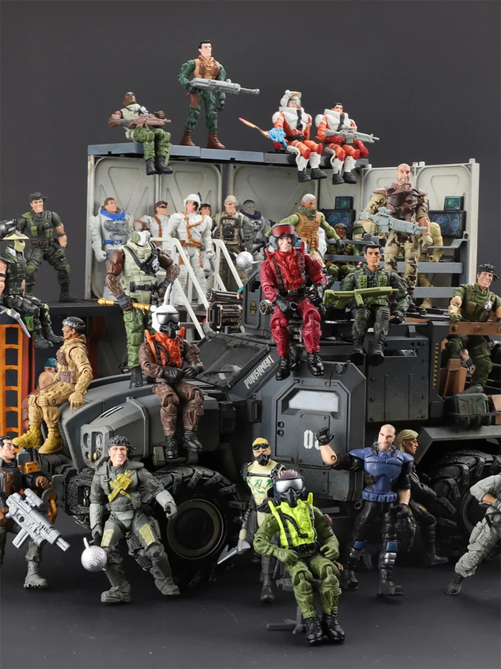 ViiKONDO 1/18 Lanard Corps Elite 3.75 '' Gi Joe Action Figure Forze Speciali Figurina Guerriero SWAT Bambola Alcuni con Giunti Flessibili
