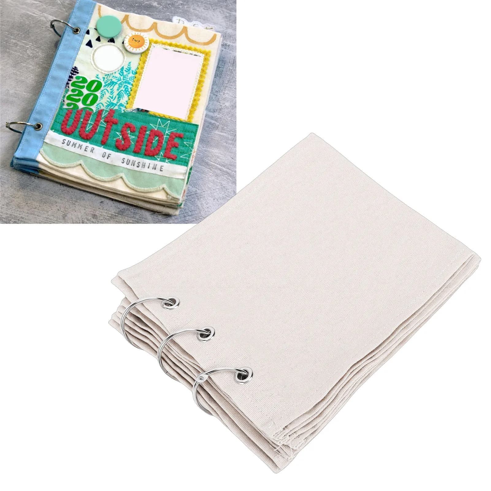 Blank Fabric Sketchbook Blank Notebook Book Art Sketchbook With Unique Folding Design For Drawing Enthusiasts Writers