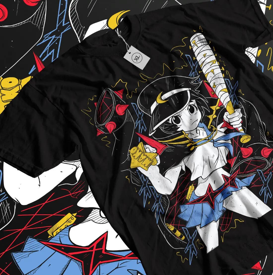 Mako Mankanshoku t-Shirt Kill la Kill Ryuko Matoi Harajuku Japan Shirt tutte le dimensioni