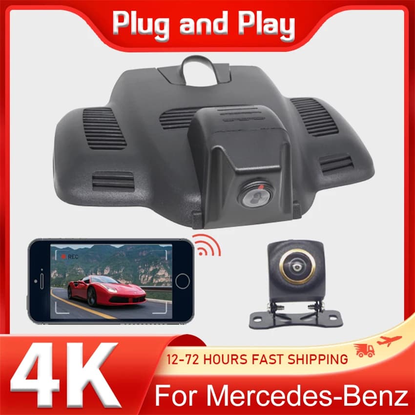Dashcam For Mercedes-Benz CLS 300 350 c43 amg C238 CLS300 CLS350 2019-2023 For MB Class E53 AMG W213 E300 2016-2019 Auto DVR 4K