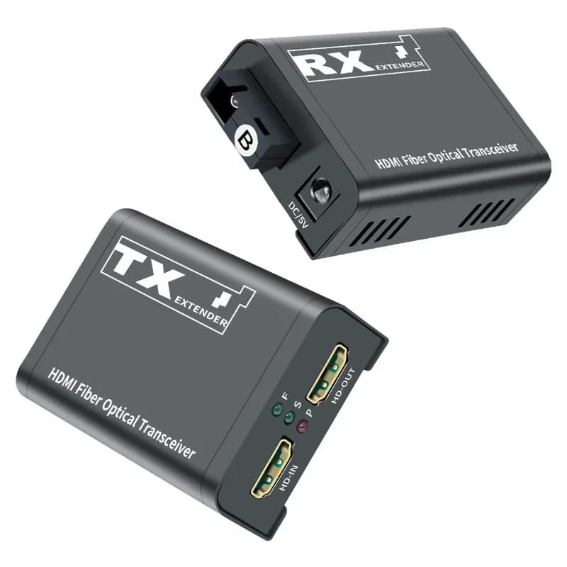 HDMI 1080P fiber extender on Pptica fiber cable SC Optical HDMI video transmitter 3 km HDMI converter with loop output