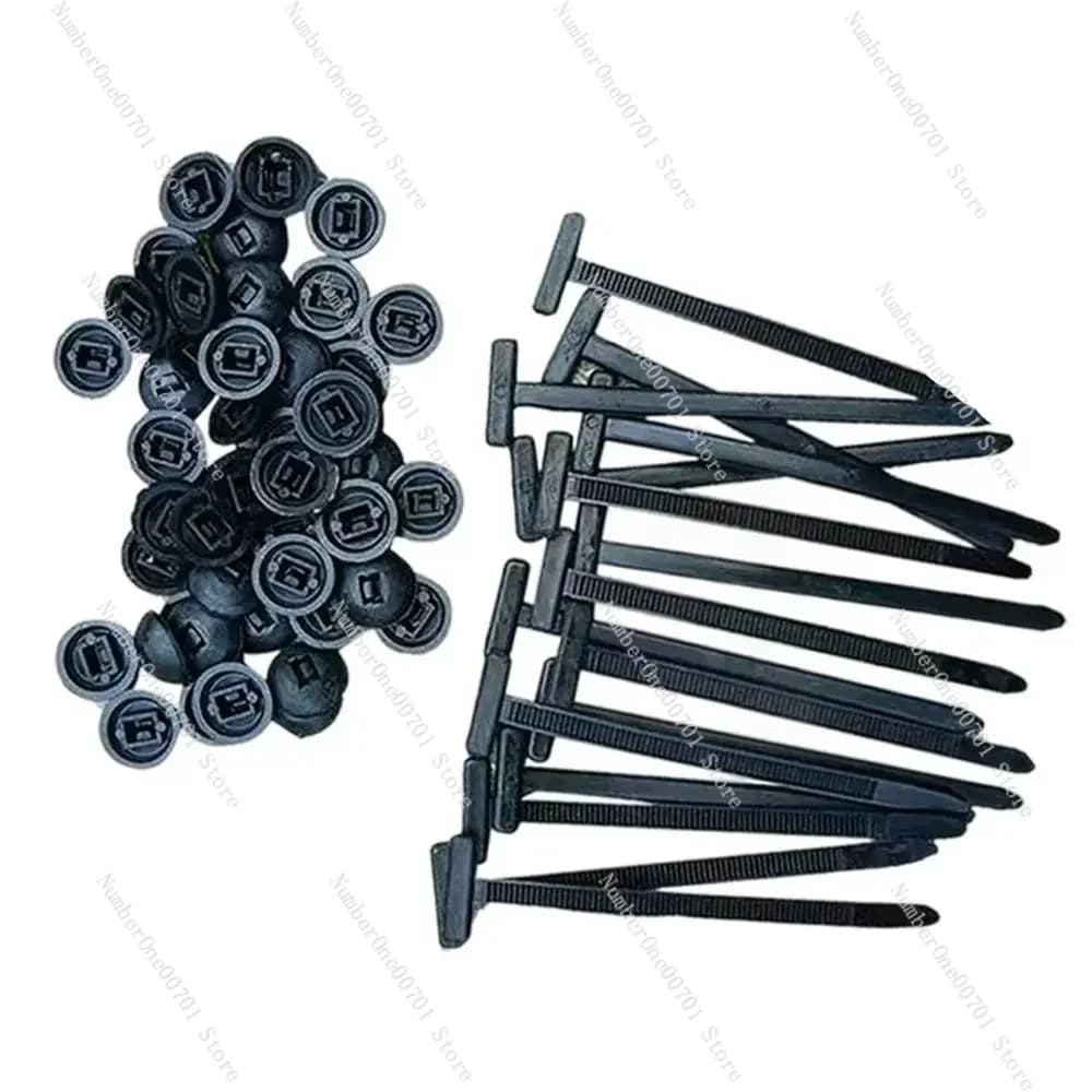 20/50/100 Pezzi Fascette Universali in Nylon Multiuso con Fibbia Autobloccante, Fascette in Nylon Resistenti, Fermacavi in Nylon