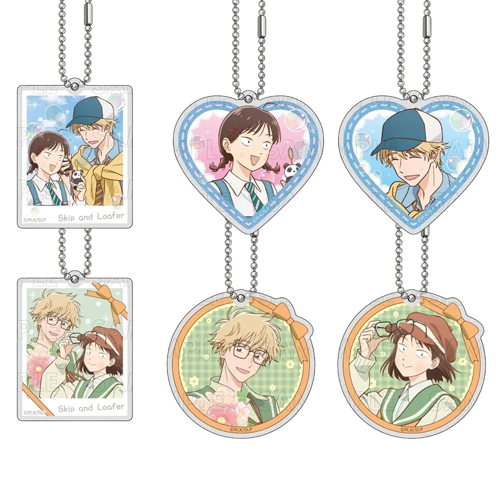 Portachiavi in acrilico da 6 cm di Skip and Loafer, personaggi anime Mitsumi Iwakura/Sousuke Shima, ciondolo per borsa, regalo a sorpresa
