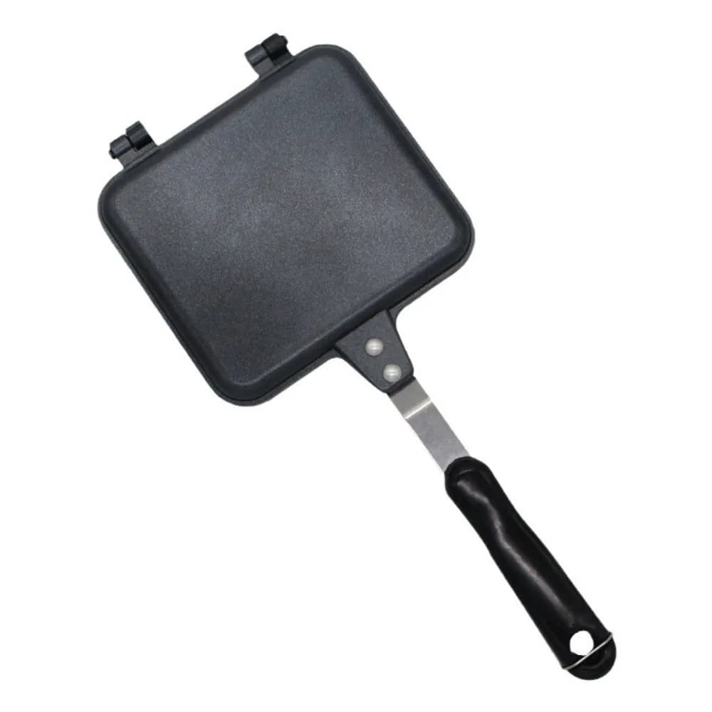 CooKware Piastra Antiaderente per Sandwich, Padella in Lega di Alluminio a Doppia Faccia, Padella Staccabile per Omelette, Barbecue