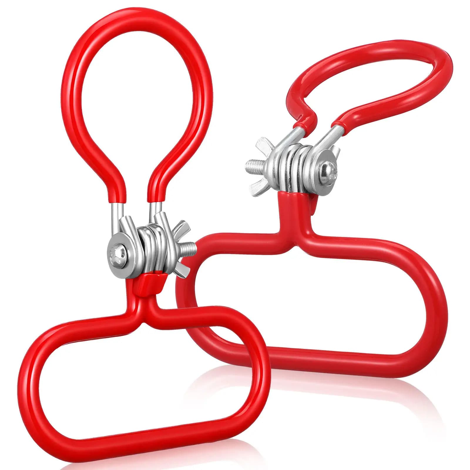 2Pcs Glass Bottle Handle Heavy Duty Carboy Lifting Handle with Adjustable Butterfly Nut for Wine Water Fermenter Bottles Bottle