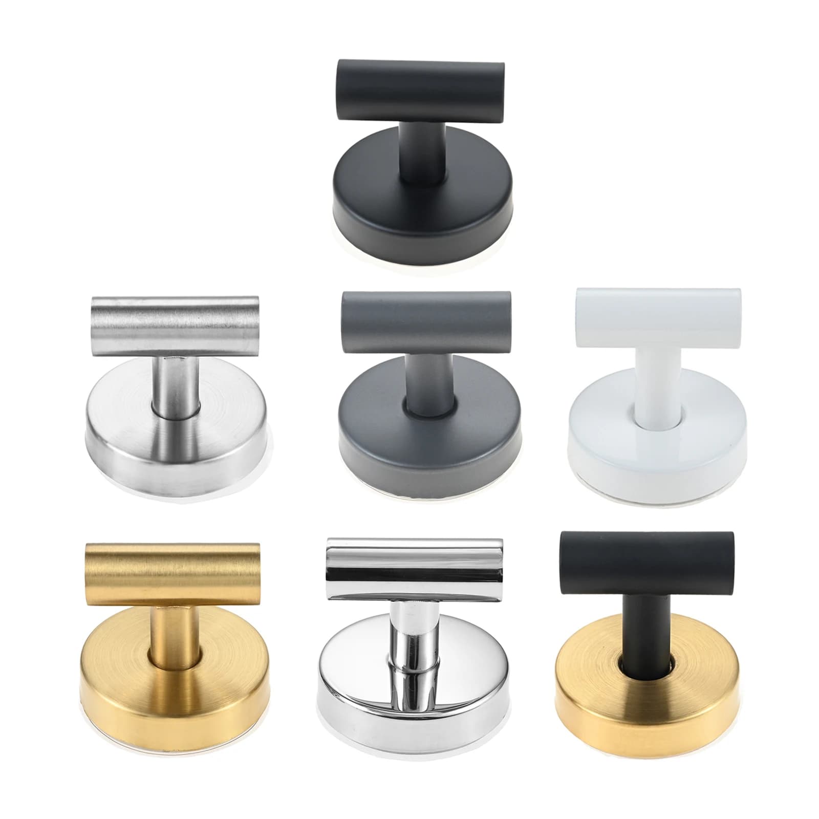 2pcs Suction Cup Hooks No Drill Stainless Steel Shower Hooks Removable Heavy Duty Robe Hook Hanger for Bathrooms Kitchen Bedroom