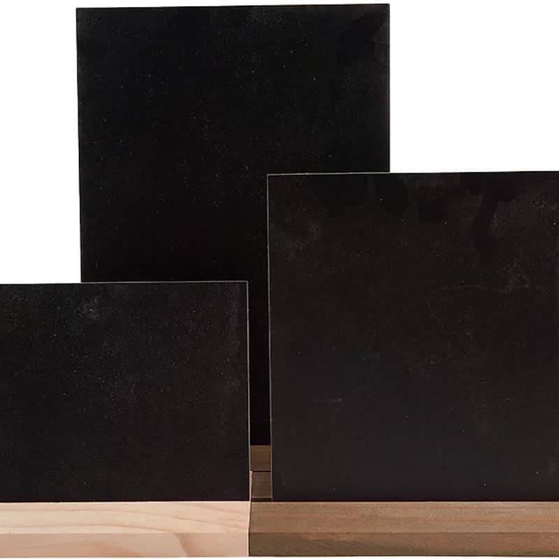 Tabellone per messaggi Display Segno Base in legno Cartellino del prezzo Lavagne nere Memo Bar