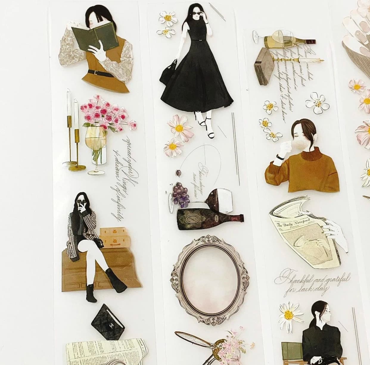 1 Loop Jieyanow Atelier Odes To Life Washi PET Tape Planner DIY Scrapbooking Decorative Plan Sticker