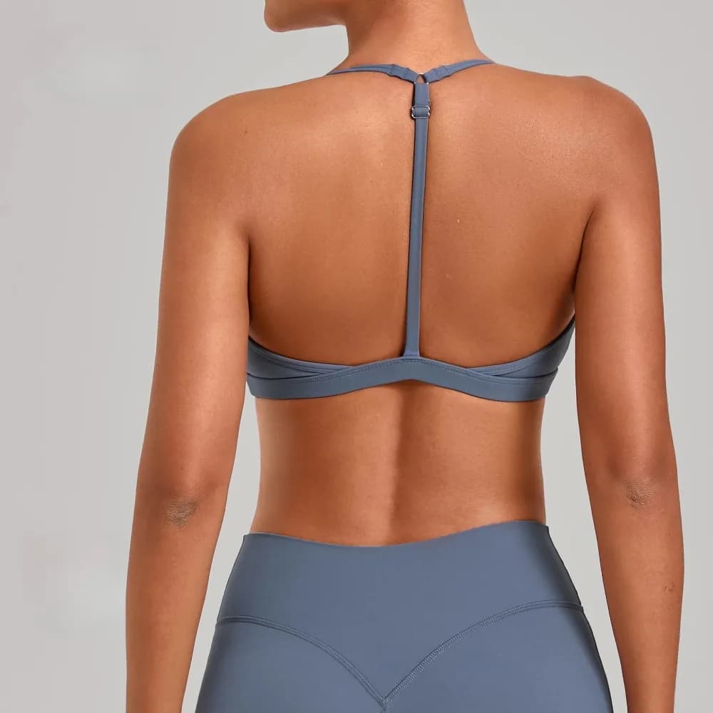 Yoga bras with adjustable strap for gym workout Yoga bras with excavated back Sports bra Fitness sports bra for women