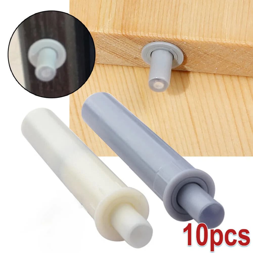 Buffer Ammortizzatori Cassetto Ammortizzatore Cassetti Sistema grigio Ammortizzatore Bianco 10 pezzi Cerniere per porta in plastica ABS per porta dell'armadio
