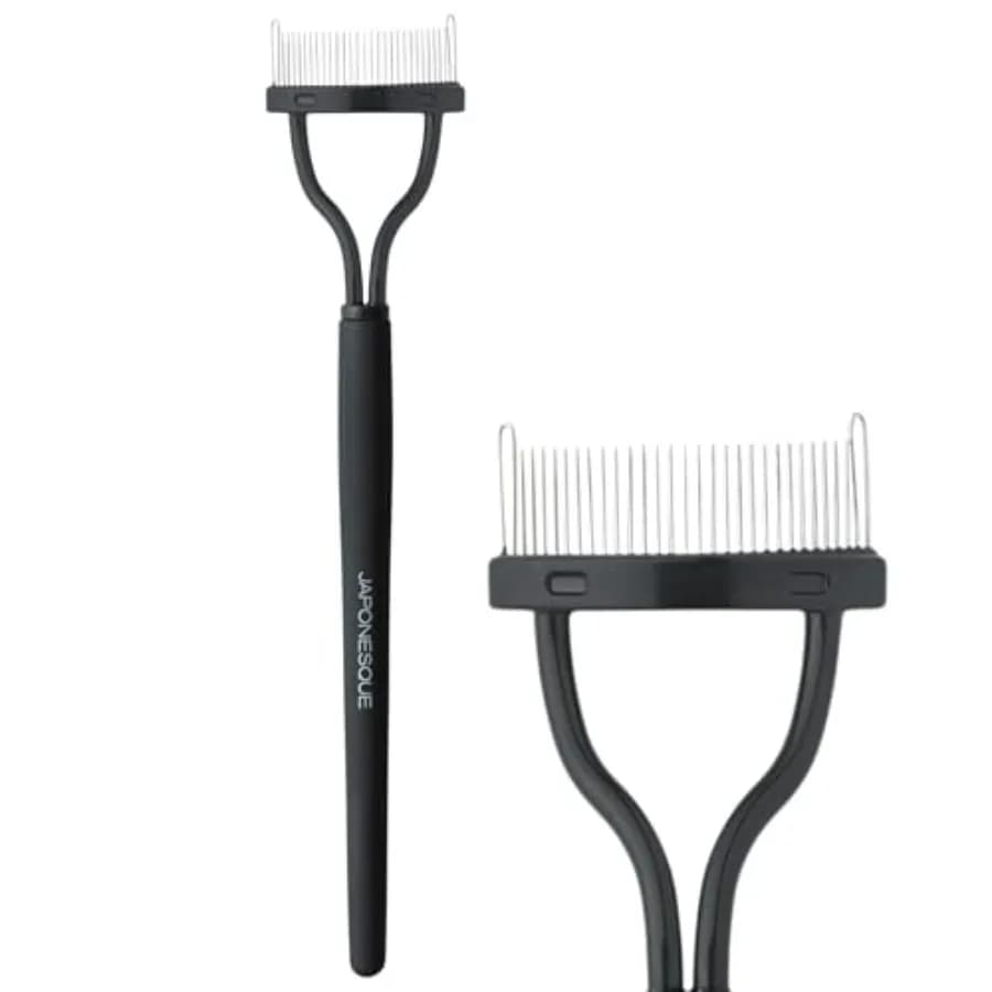 Separatore per ciglia Velvet Touch 0,43 x 5,79 x 1,18 pollici - Strumento pettinatore per ciglia, rimuove i grumi di mascara, pettine ad arco per ciglia