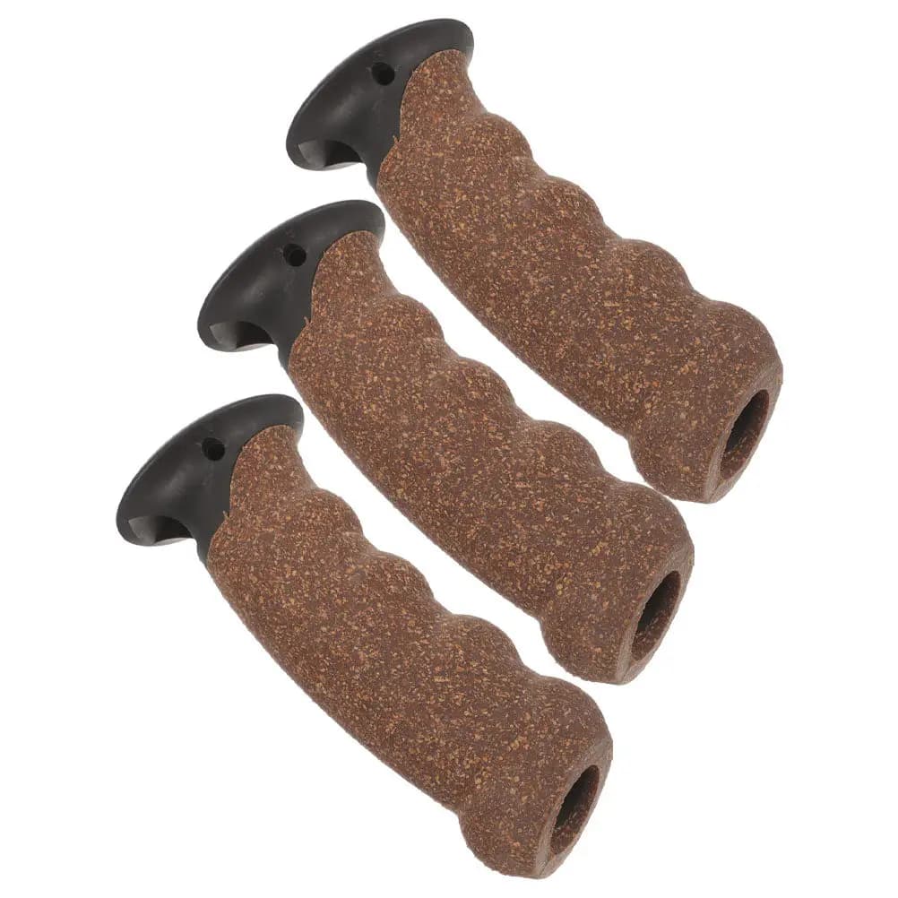 Set of 3 Spare Parts for Ski Sticks, Trekking Stick Handle, External Use, Extreme Temperature Resistant