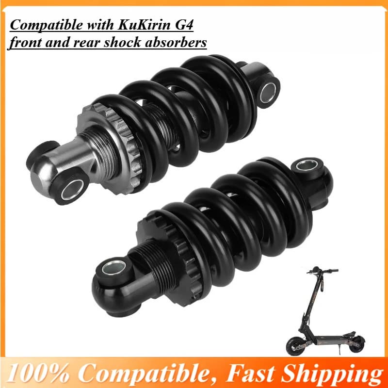 Ammortizzatore Anteriore/Posteriore Originale per Monopattino Elettrico Kukirin G4, Ricambio Sospensione, Ammortizzatore Posteriore di Fabbrica