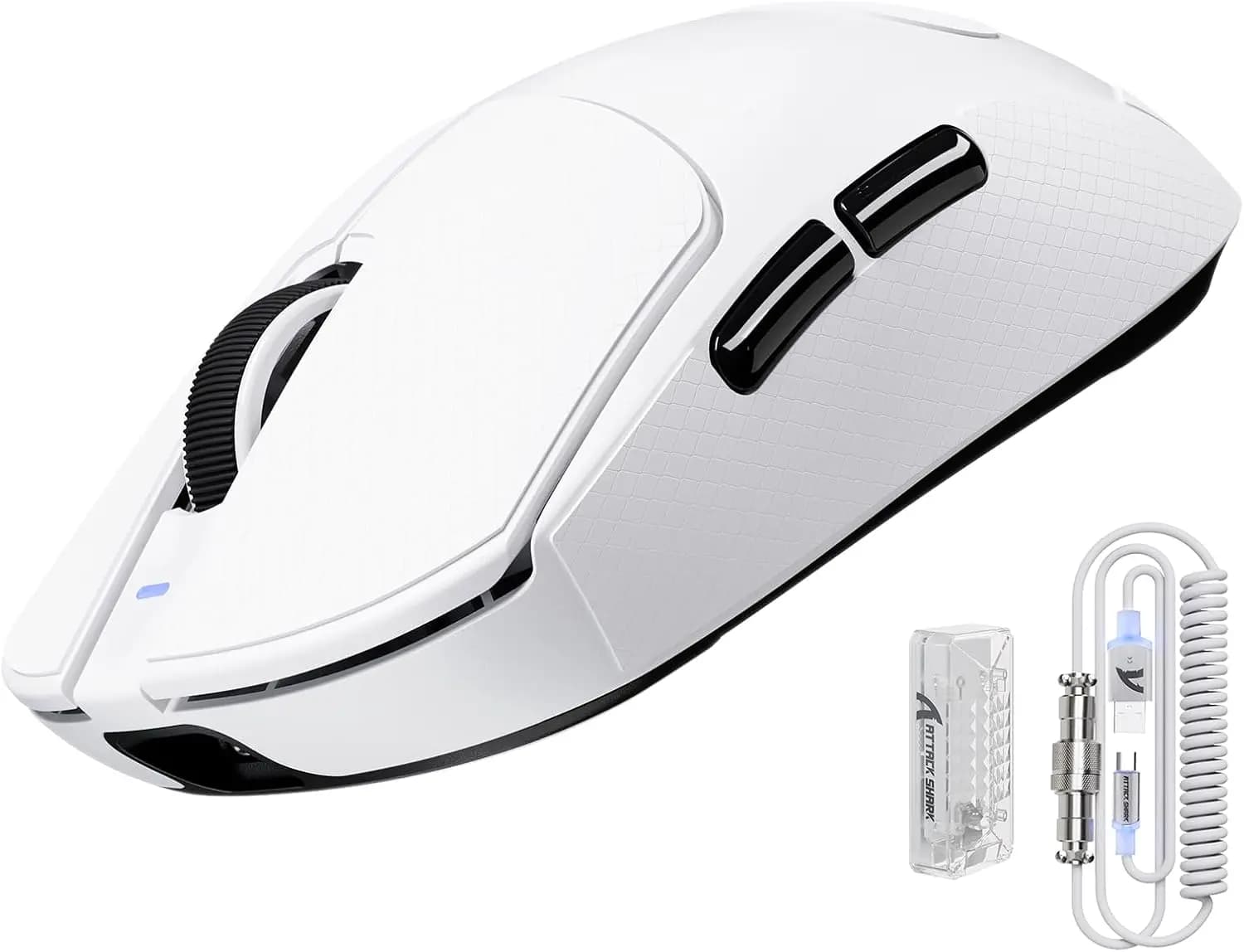 Mouse da Gaming Wireless ATTACK SHARK X8SE X8 Ultra, 42000 DPI, Sensore PAW3950MAX, Ottico 8000Hz, Nordic 52840, Mouse Ergonomico